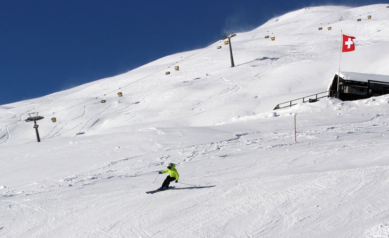 Skifahren in St. Moritz