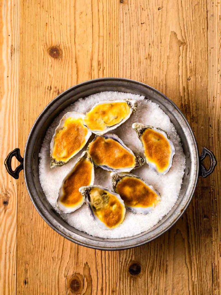 Austern zubereiten - Überbackene Austern von Benjamin Parth